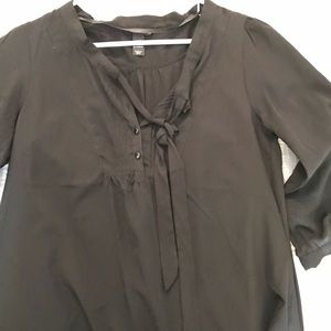 H&M Tie Front Blouse